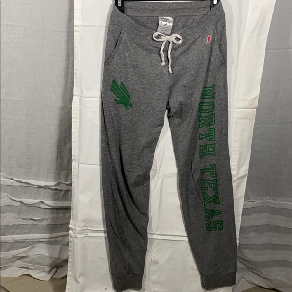 Grey University of north Texas sweatpants